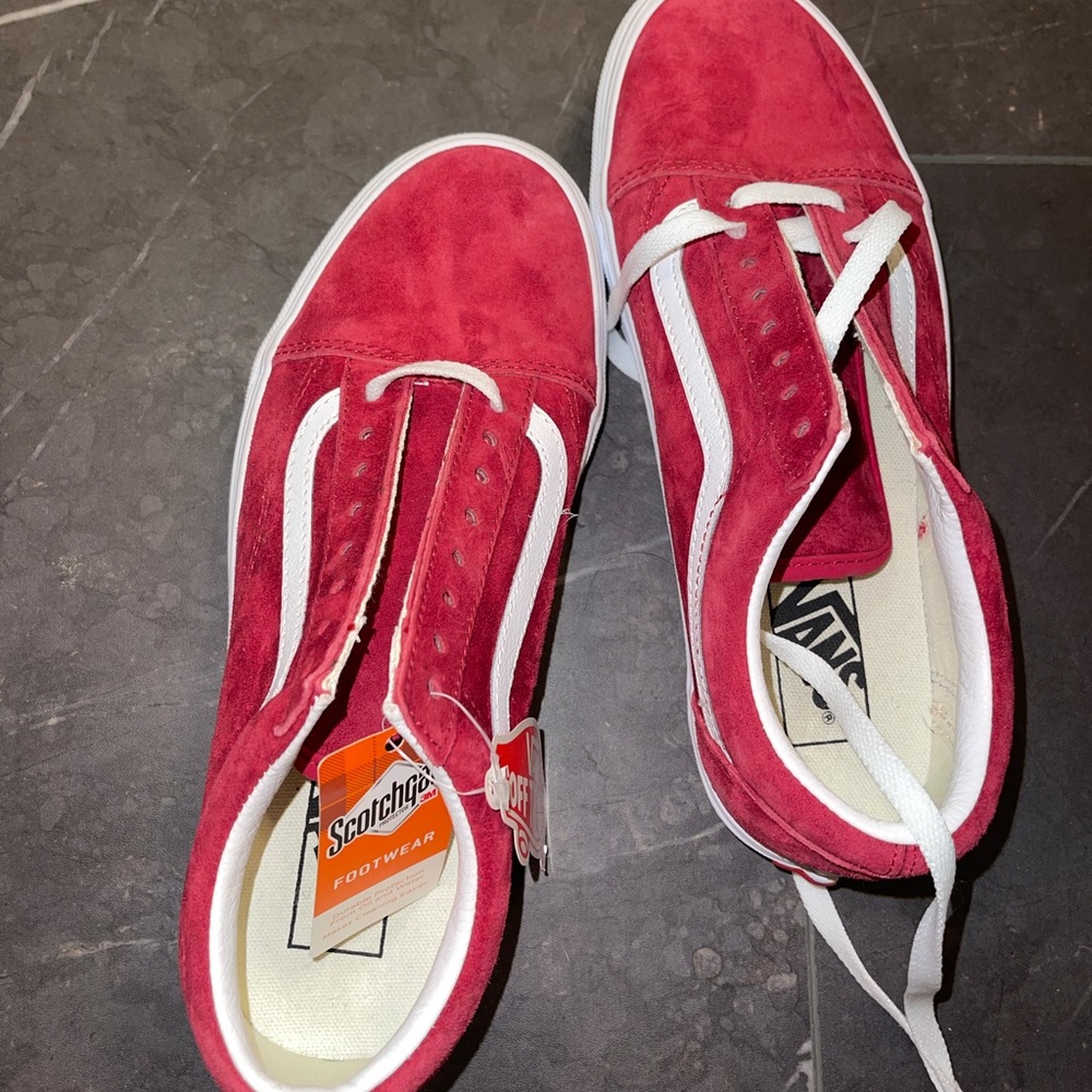 Vans Old Skool Red Scotchgard